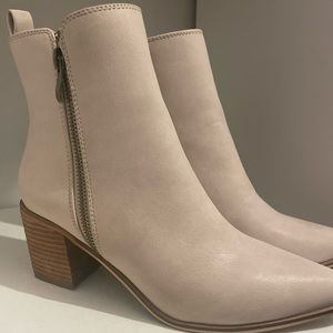Cream booties